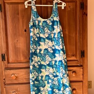 Fresh Produce Blue Flowered Flared Sun Dress